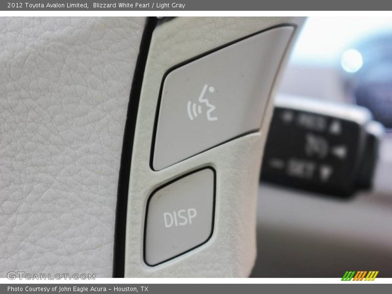 Blizzard White Pearl / Light Gray 2012 Toyota Avalon Limited