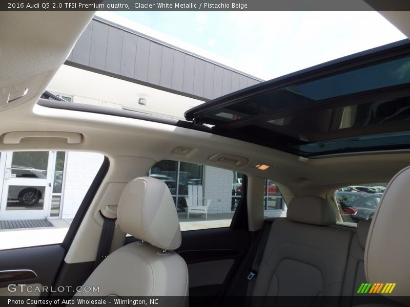 Glacier White Metallic / Pistachio Beige 2016 Audi Q5 2.0 TFSI Premium quattro
