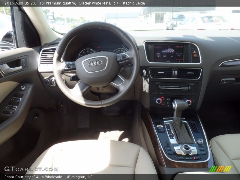 Glacier White Metallic / Pistachio Beige 2016 Audi Q5 2.0 TFSI Premium quattro