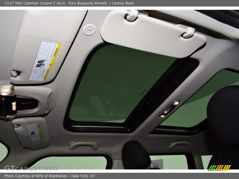 Pure Burgundy Metallic / Carbon Black 2017 Mini Clubman Cooper S ALL4