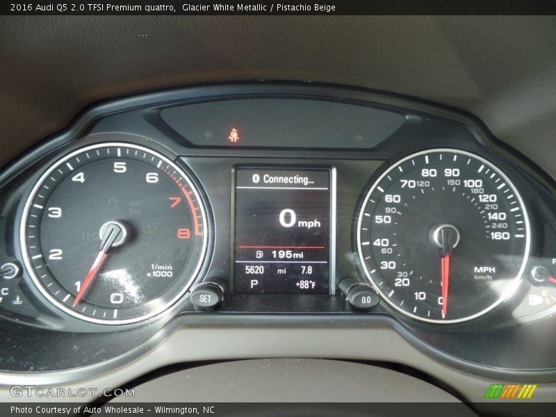 Glacier White Metallic / Pistachio Beige 2016 Audi Q5 2.0 TFSI Premium quattro