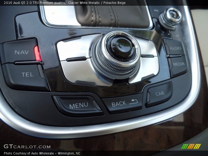 Glacier White Metallic / Pistachio Beige 2016 Audi Q5 2.0 TFSI Premium quattro