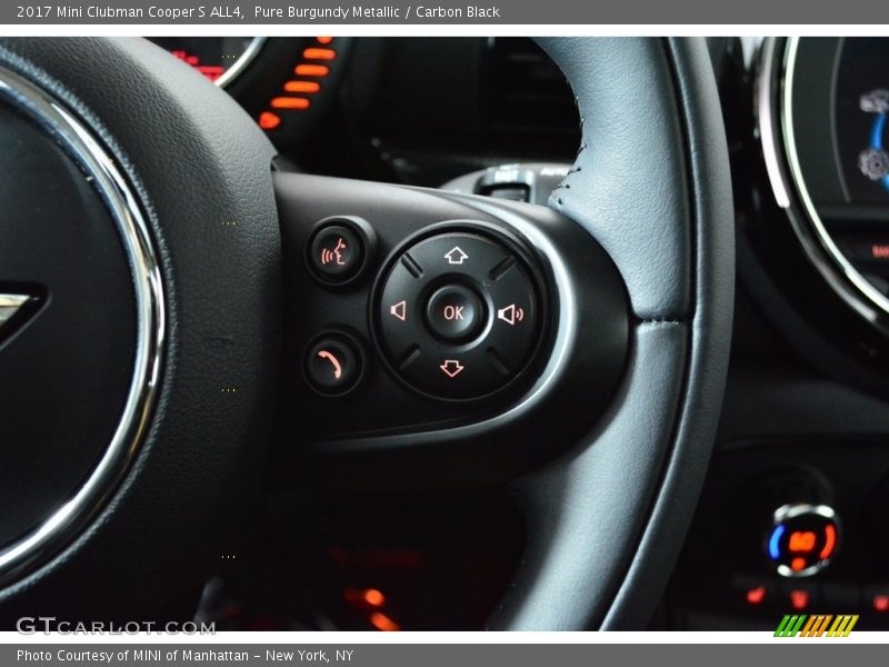 Pure Burgundy Metallic / Carbon Black 2017 Mini Clubman Cooper S ALL4