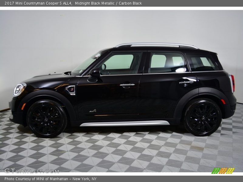 Midnight Black Metallic / Carbon Black 2017 Mini Countryman Cooper S ALL4