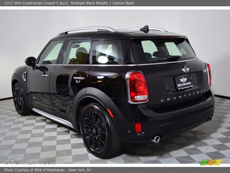 Midnight Black Metallic / Carbon Black 2017 Mini Countryman Cooper S ALL4