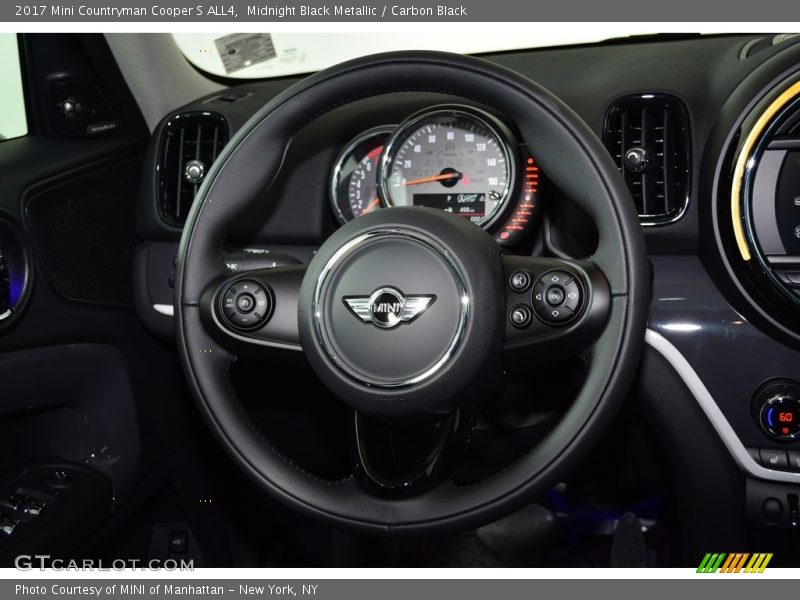 Midnight Black Metallic / Carbon Black 2017 Mini Countryman Cooper S ALL4