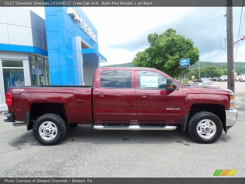 Butte Red Metallic / Jet Black 2017 Chevrolet Silverado 2500HD LT Crew Cab 4x4