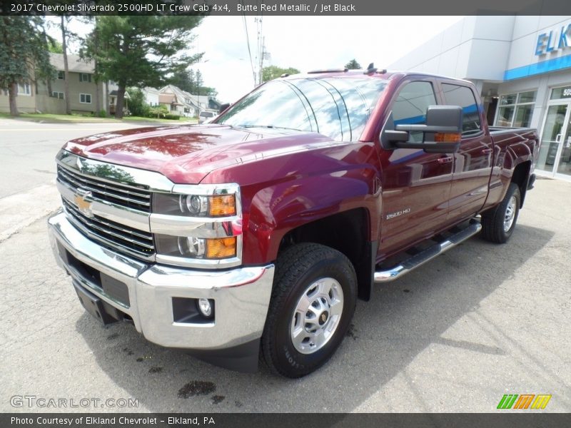 Butte Red Metallic / Jet Black 2017 Chevrolet Silverado 2500HD LT Crew Cab 4x4
