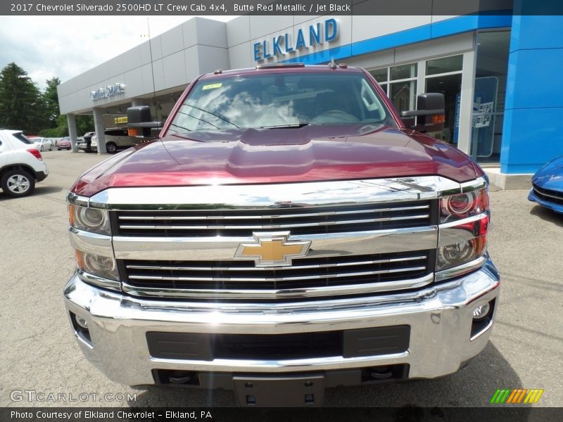 Butte Red Metallic / Jet Black 2017 Chevrolet Silverado 2500HD LT Crew Cab 4x4