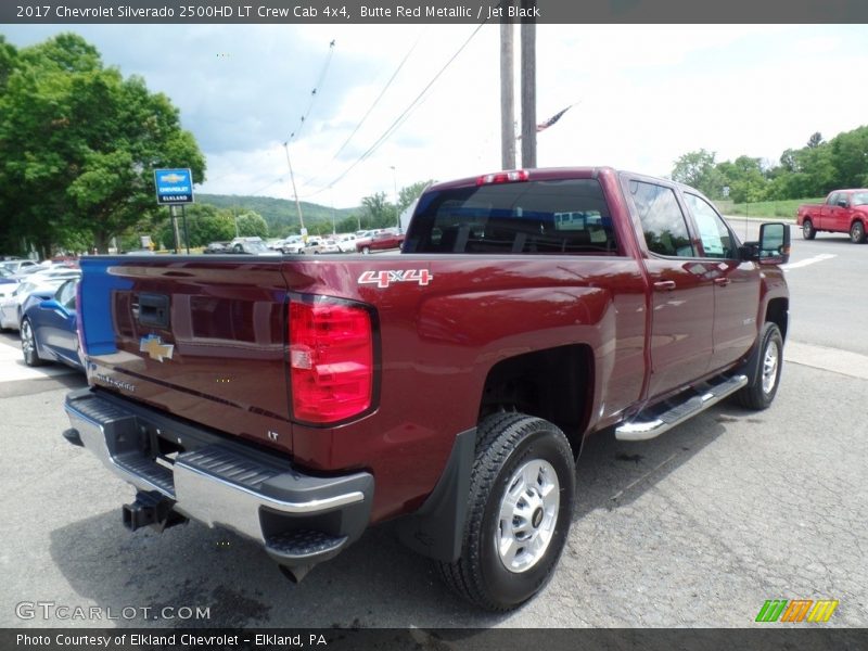 Butte Red Metallic / Jet Black 2017 Chevrolet Silverado 2500HD LT Crew Cab 4x4