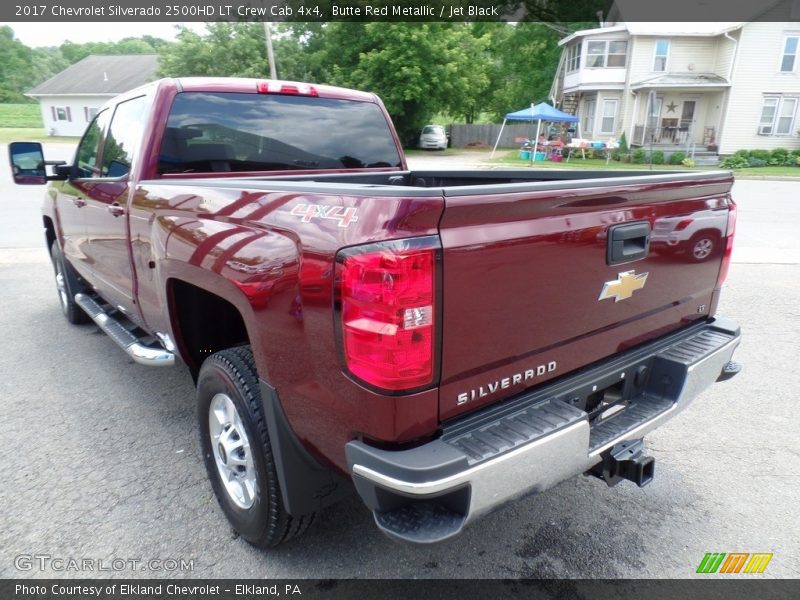 Butte Red Metallic / Jet Black 2017 Chevrolet Silverado 2500HD LT Crew Cab 4x4