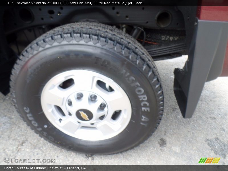Butte Red Metallic / Jet Black 2017 Chevrolet Silverado 2500HD LT Crew Cab 4x4