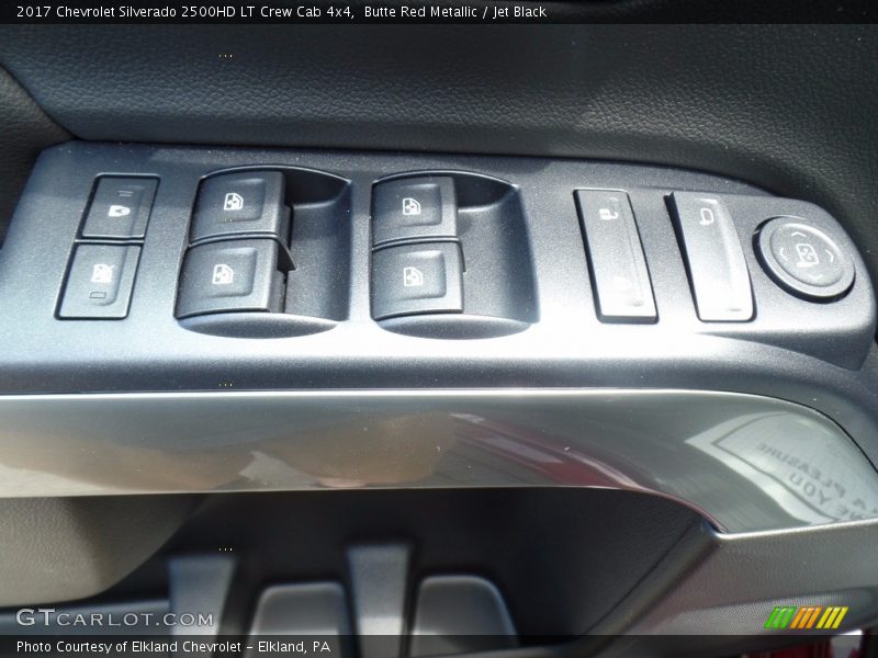 Butte Red Metallic / Jet Black 2017 Chevrolet Silverado 2500HD LT Crew Cab 4x4