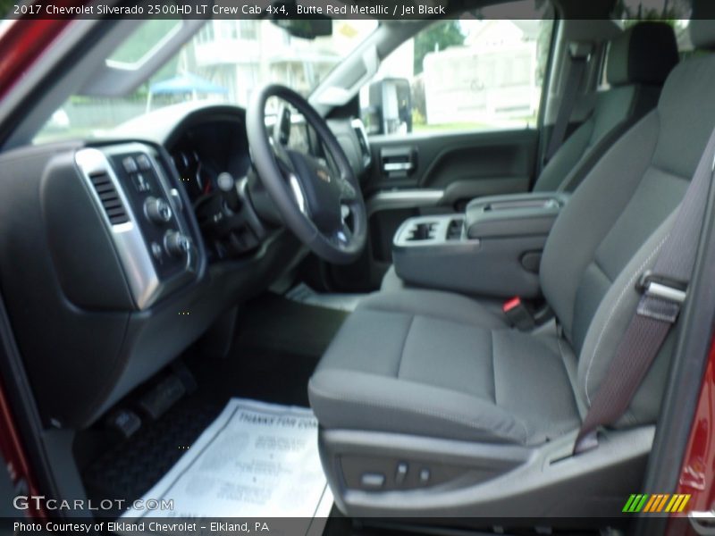 Butte Red Metallic / Jet Black 2017 Chevrolet Silverado 2500HD LT Crew Cab 4x4