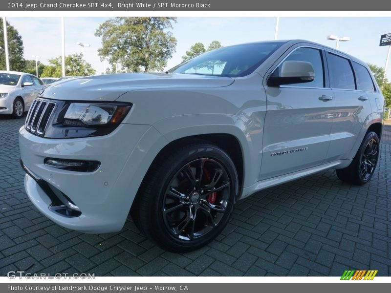 Bright White / SRT Morocco Black 2014 Jeep Grand Cherokee SRT 4x4