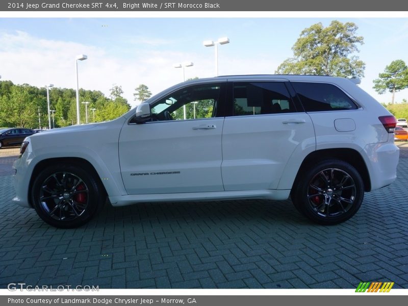 Bright White / SRT Morocco Black 2014 Jeep Grand Cherokee SRT 4x4