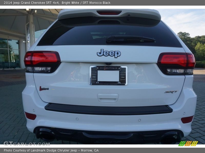 Bright White / SRT Morocco Black 2014 Jeep Grand Cherokee SRT 4x4