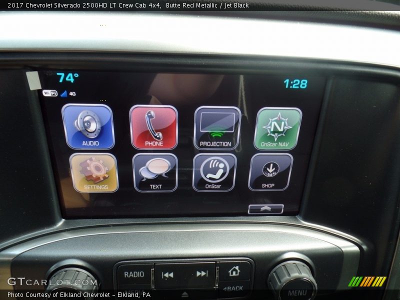 Butte Red Metallic / Jet Black 2017 Chevrolet Silverado 2500HD LT Crew Cab 4x4
