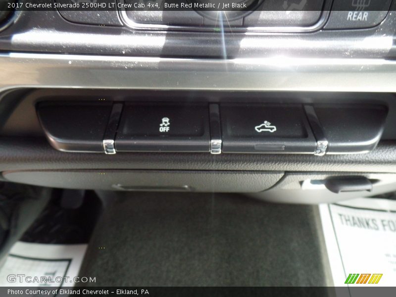 Butte Red Metallic / Jet Black 2017 Chevrolet Silverado 2500HD LT Crew Cab 4x4