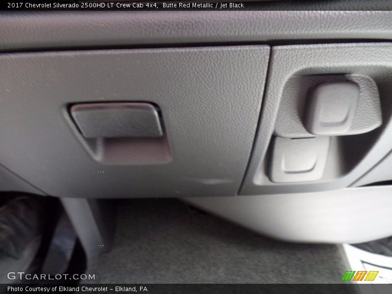 Butte Red Metallic / Jet Black 2017 Chevrolet Silverado 2500HD LT Crew Cab 4x4