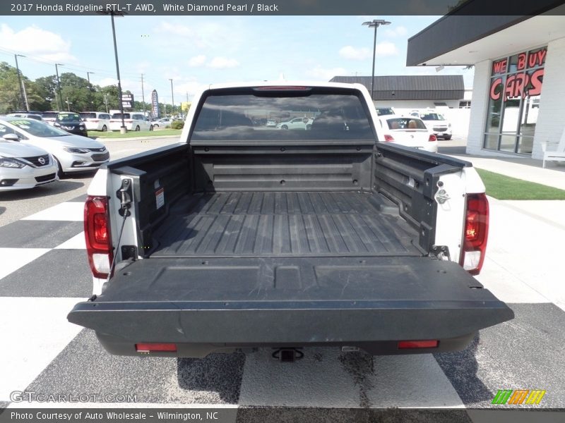 White Diamond Pearl / Black 2017 Honda Ridgeline RTL-T AWD