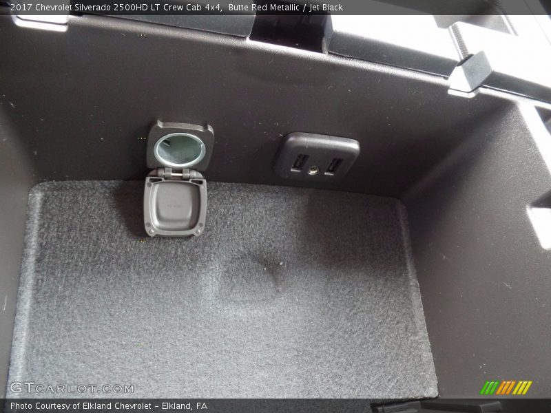 Butte Red Metallic / Jet Black 2017 Chevrolet Silverado 2500HD LT Crew Cab 4x4