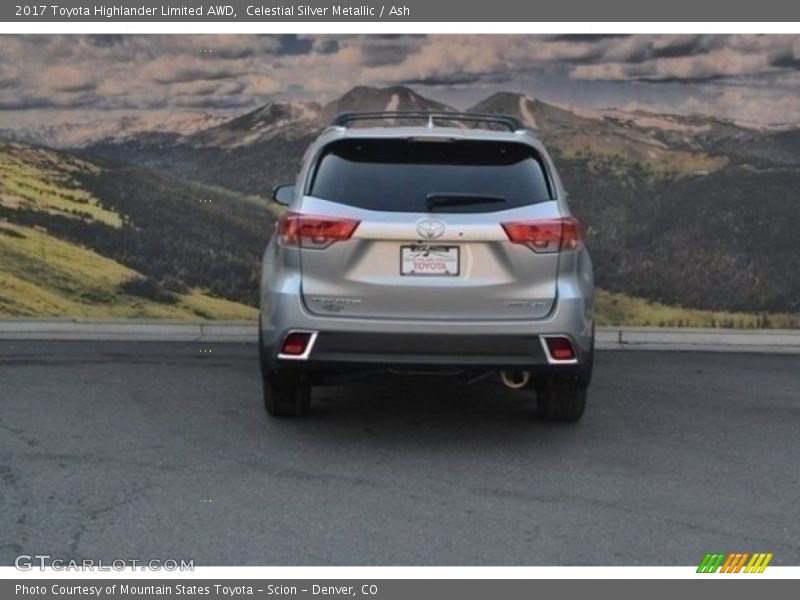 Celestial Silver Metallic / Ash 2017 Toyota Highlander Limited AWD
