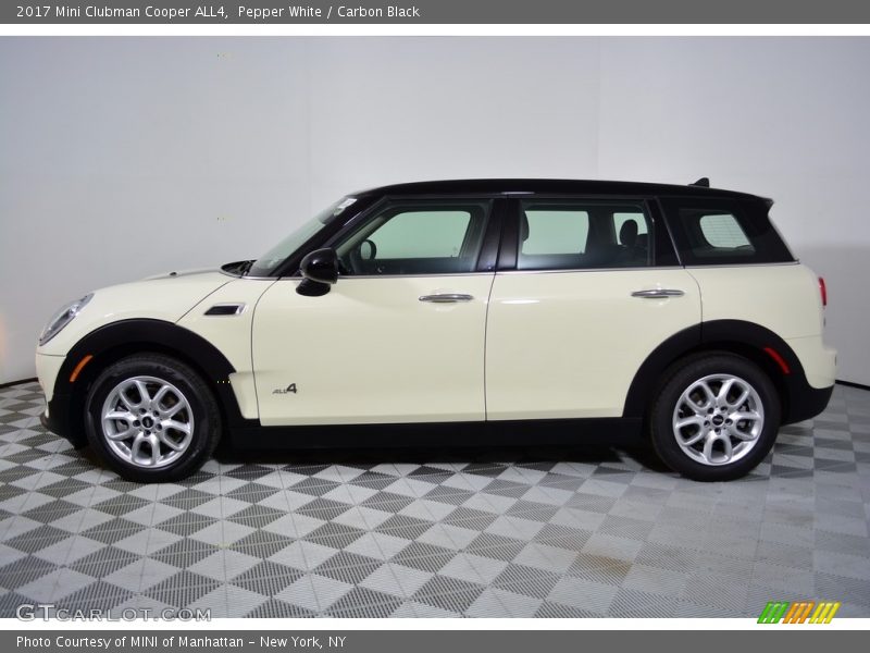 Pepper White / Carbon Black 2017 Mini Clubman Cooper ALL4