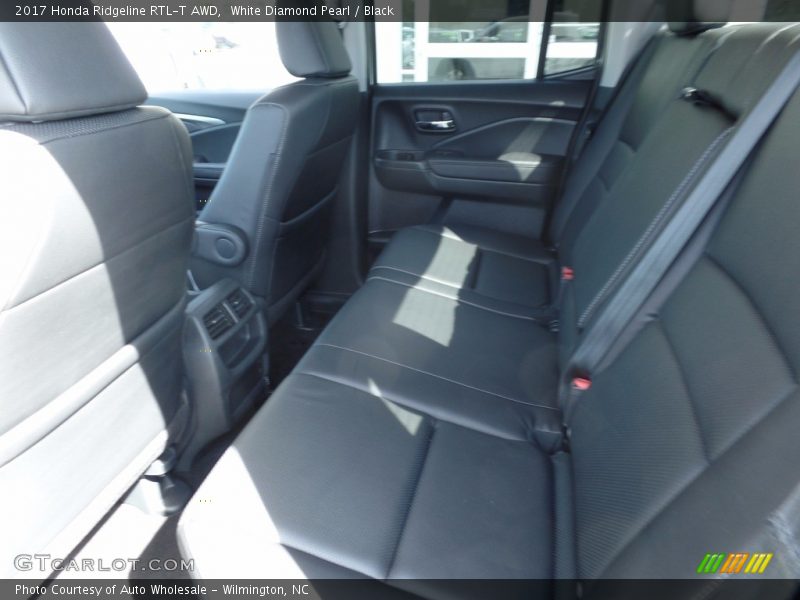 White Diamond Pearl / Black 2017 Honda Ridgeline RTL-T AWD