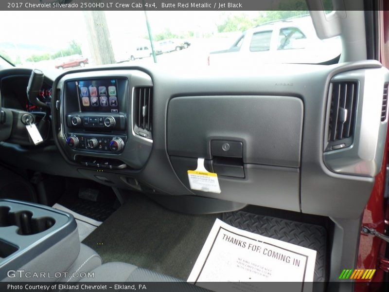 Butte Red Metallic / Jet Black 2017 Chevrolet Silverado 2500HD LT Crew Cab 4x4