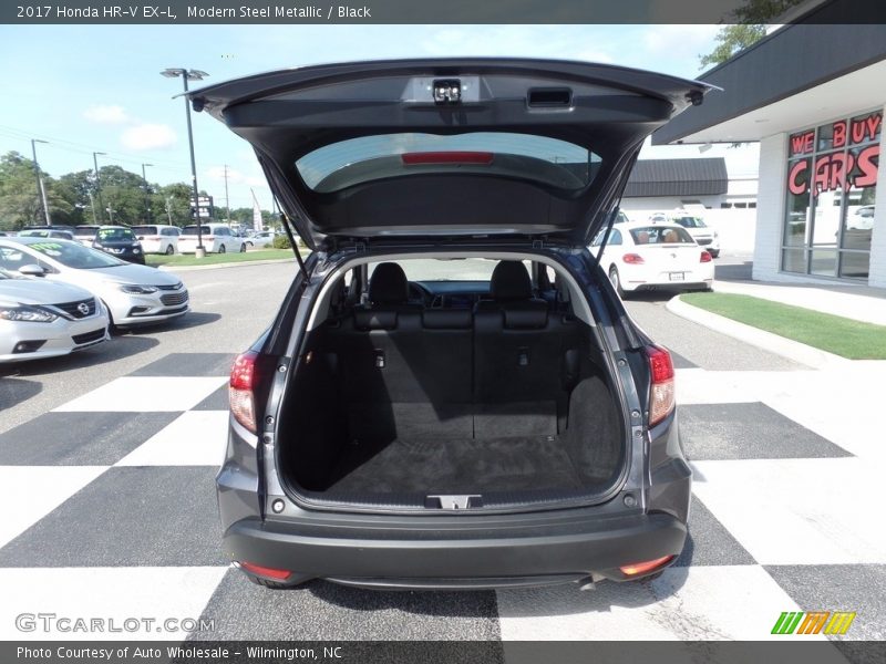Modern Steel Metallic / Black 2017 Honda HR-V EX-L