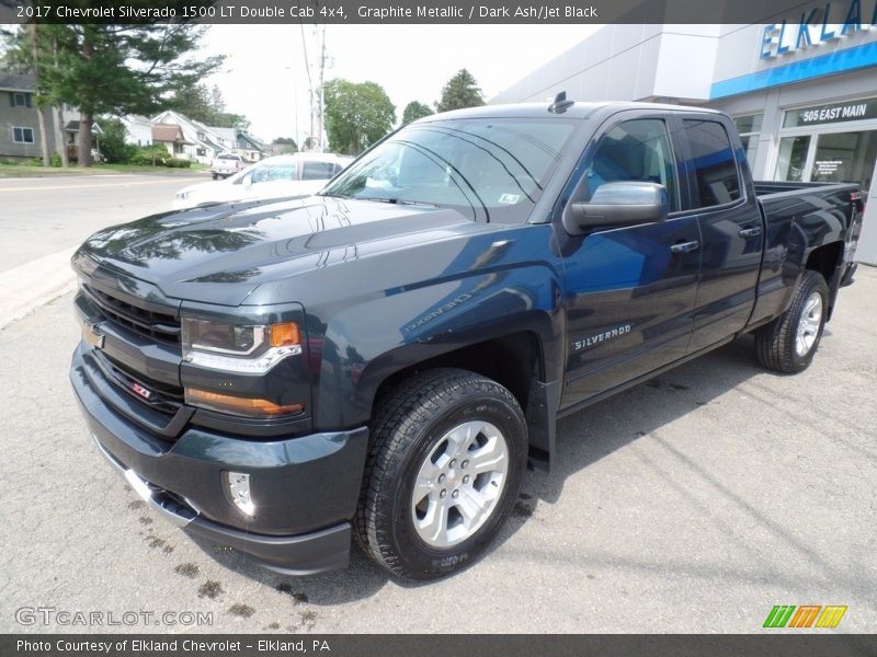 Graphite Metallic / Dark Ash/Jet Black 2017 Chevrolet Silverado 1500 LT Double Cab 4x4