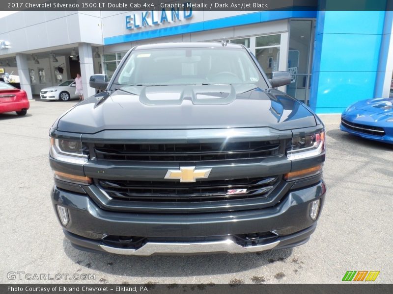 Graphite Metallic / Dark Ash/Jet Black 2017 Chevrolet Silverado 1500 LT Double Cab 4x4