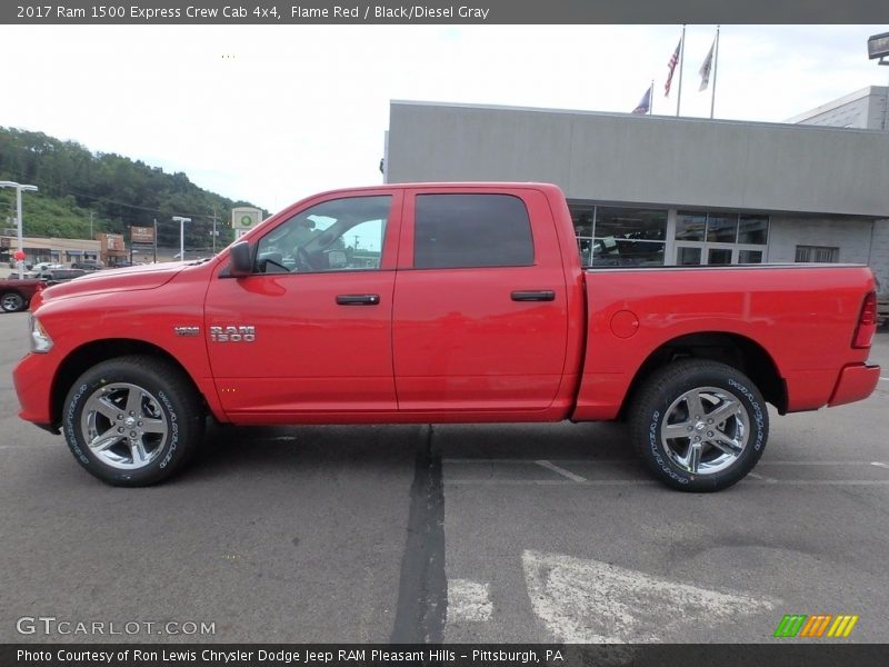  2017 1500 Express Crew Cab 4x4 Flame Red