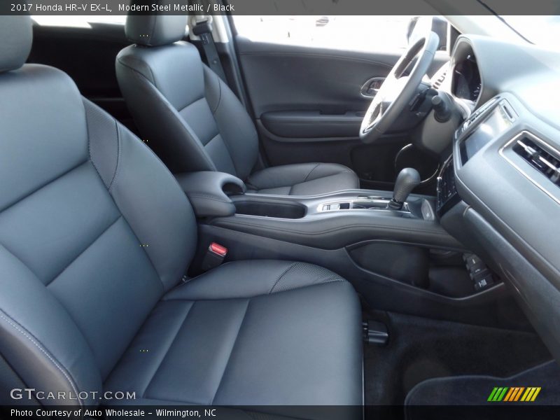 Modern Steel Metallic / Black 2017 Honda HR-V EX-L
