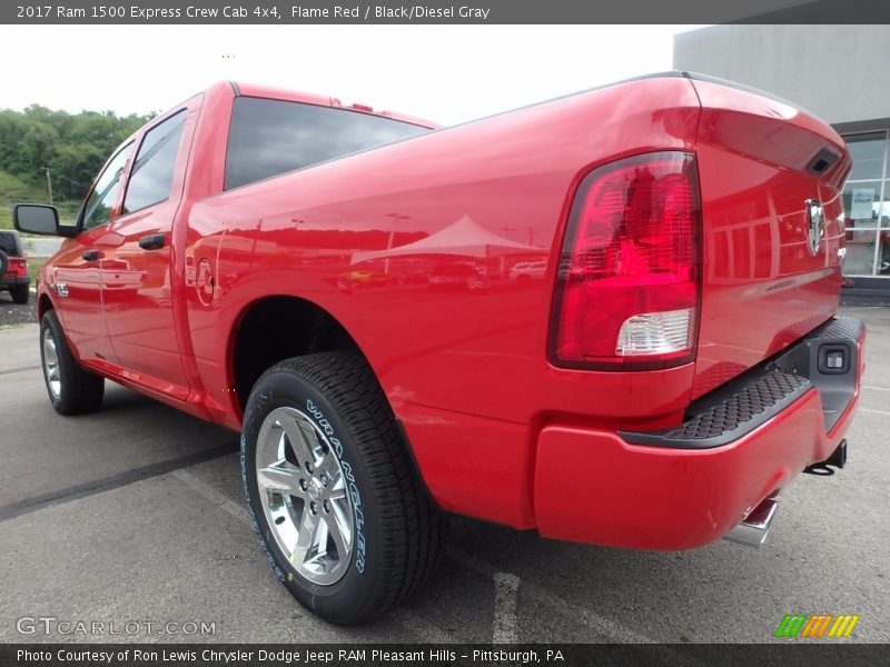 Flame Red / Black/Diesel Gray 2017 Ram 1500 Express Crew Cab 4x4