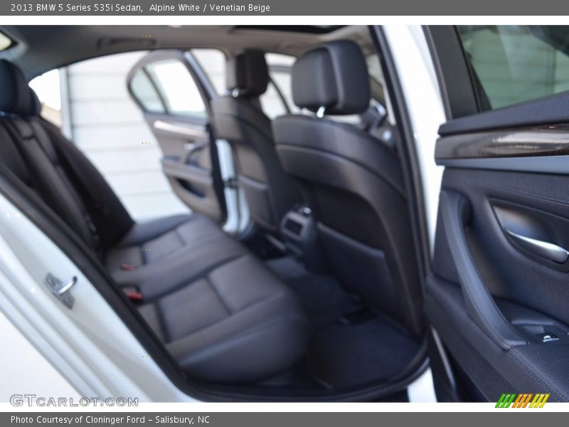 Alpine White / Venetian Beige 2013 BMW 5 Series 535i Sedan