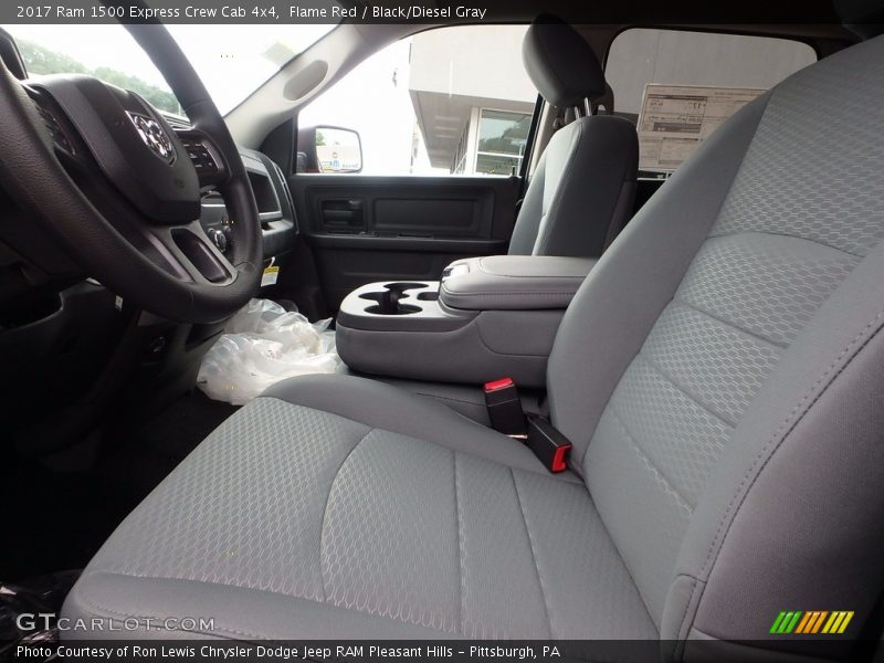 Flame Red / Black/Diesel Gray 2017 Ram 1500 Express Crew Cab 4x4