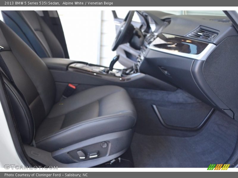 Alpine White / Venetian Beige 2013 BMW 5 Series 535i Sedan