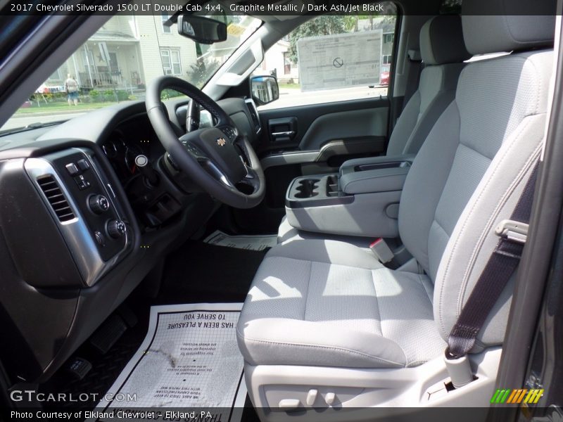 Graphite Metallic / Dark Ash/Jet Black 2017 Chevrolet Silverado 1500 LT Double Cab 4x4