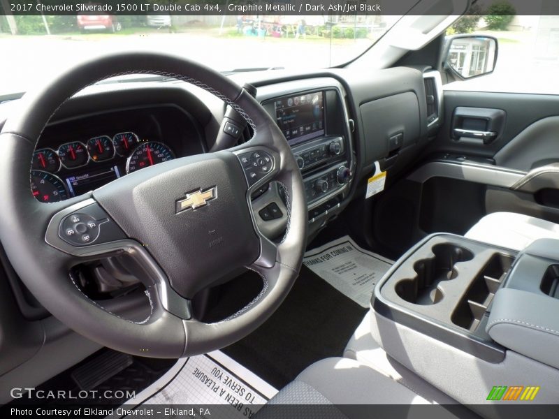 Graphite Metallic / Dark Ash/Jet Black 2017 Chevrolet Silverado 1500 LT Double Cab 4x4