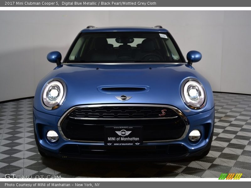 Digital Blue Metallic / Black Pearl/Mottled Grey Cloth 2017 Mini Clubman Cooper S