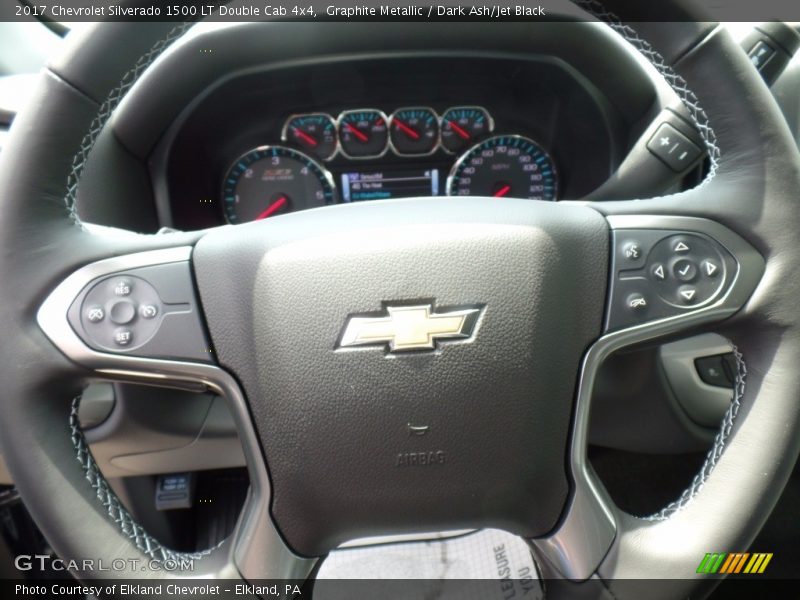 Graphite Metallic / Dark Ash/Jet Black 2017 Chevrolet Silverado 1500 LT Double Cab 4x4