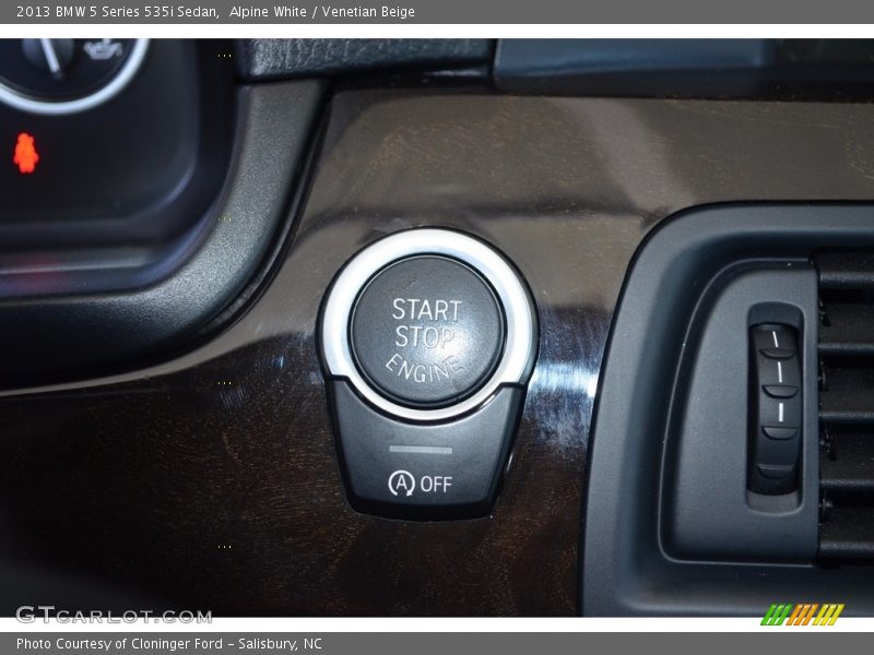 Alpine White / Venetian Beige 2013 BMW 5 Series 535i Sedan