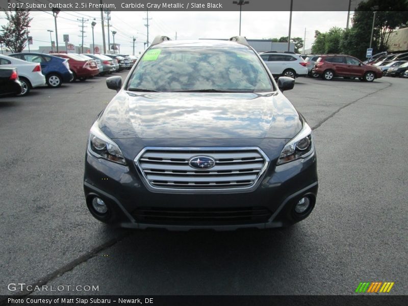 Carbide Gray Metallic / Slate Black 2017 Subaru Outback 2.5i Premium
