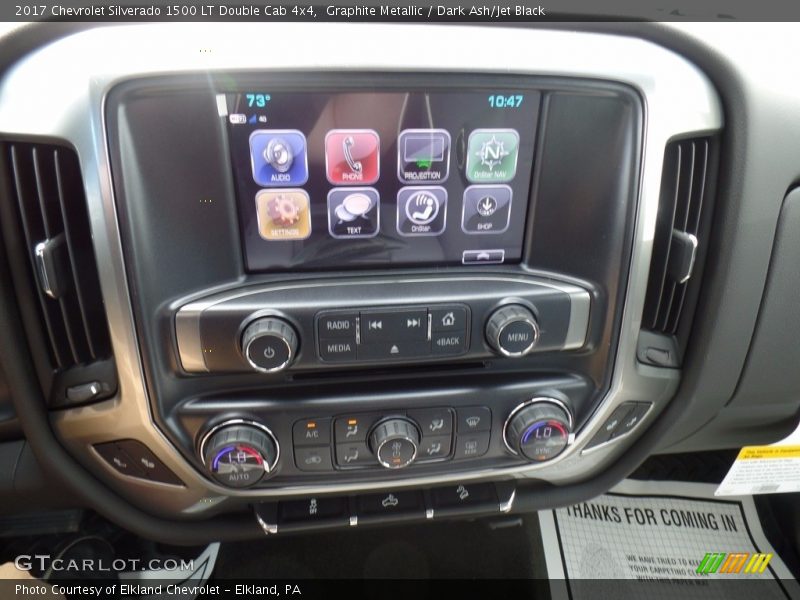 Graphite Metallic / Dark Ash/Jet Black 2017 Chevrolet Silverado 1500 LT Double Cab 4x4