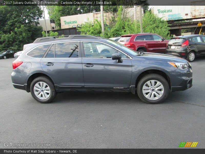 Carbide Gray Metallic / Slate Black 2017 Subaru Outback 2.5i Premium