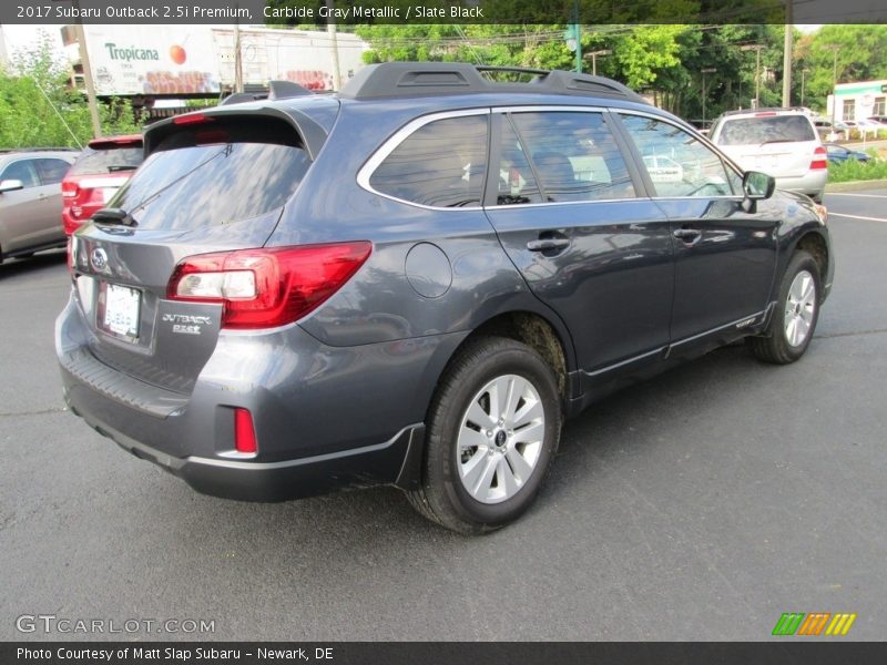 Carbide Gray Metallic / Slate Black 2017 Subaru Outback 2.5i Premium