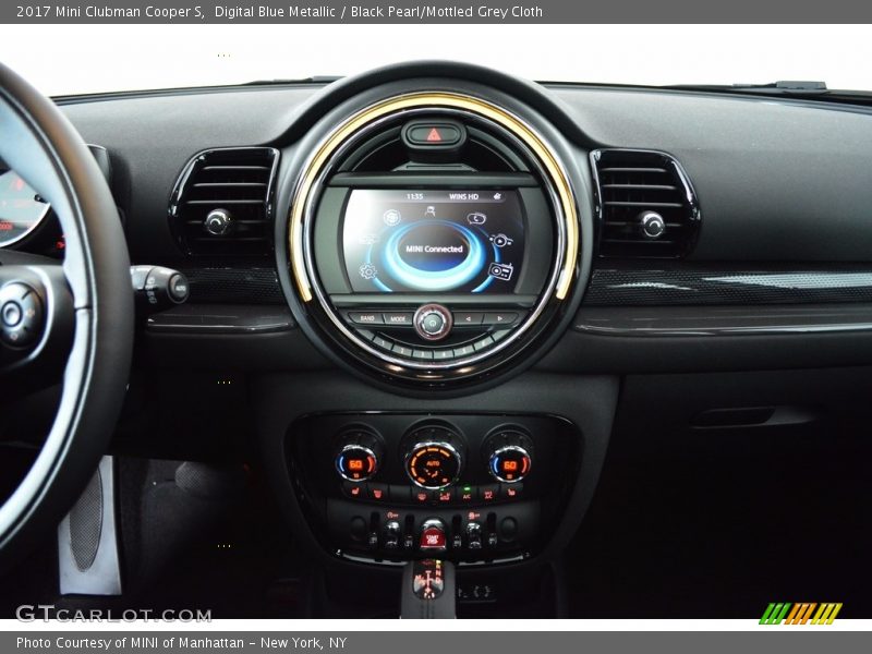 Digital Blue Metallic / Black Pearl/Mottled Grey Cloth 2017 Mini Clubman Cooper S