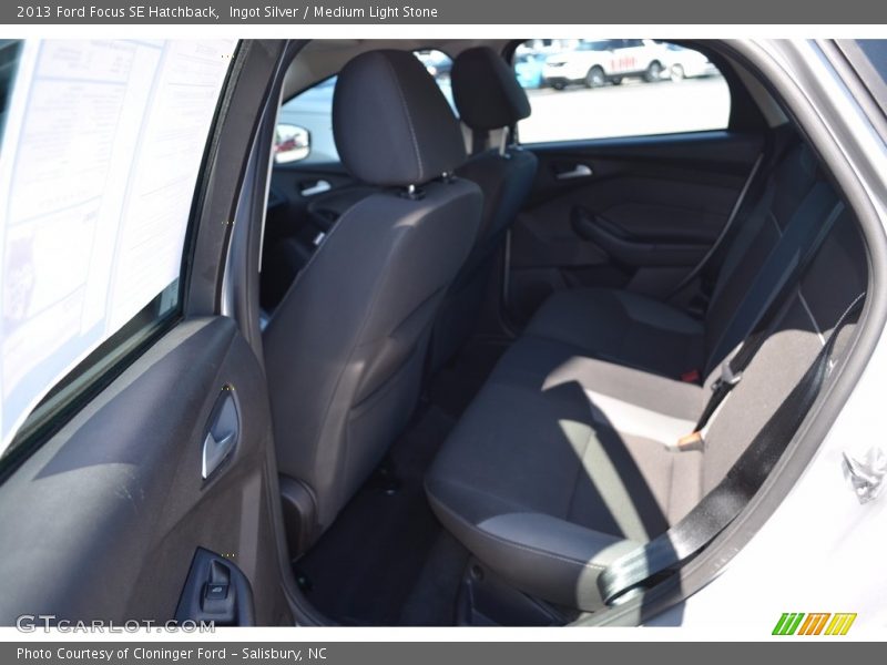 Ingot Silver / Medium Light Stone 2013 Ford Focus SE Hatchback